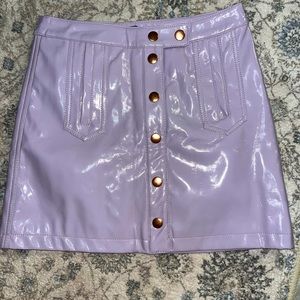 Forever 21 plastic skirt